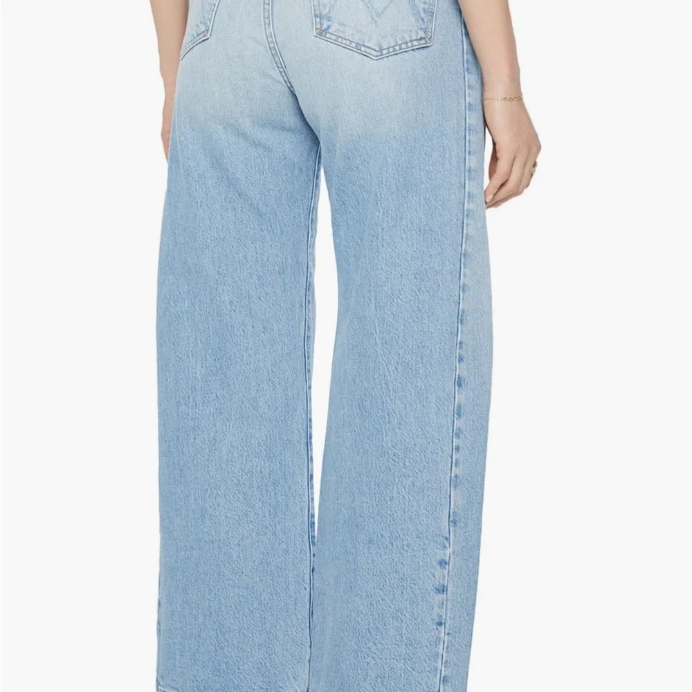 MOTHER The Half Pipe Sneak Wide Leg (Barrel) jeans in This is How I Roll - Picture 2 of 9